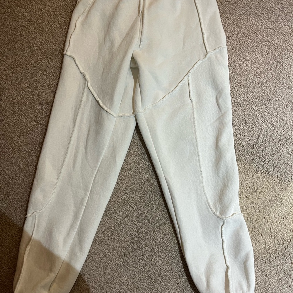 White Jogger Pants